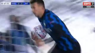 Se lo empataron al Real Madrid: Perisic marcó un golazo para el 2-2 de Inter de Milán [VIDEO]