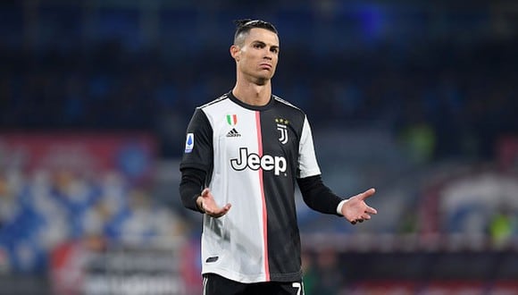 Cristiano Ronaldo anotó en la derrota de Juventus ante Lazio por Serie A. (Getty)