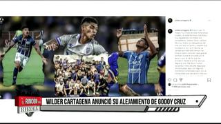 Wilder Cartagena publica emotivo mensaje tras salida del Godoy Cruz