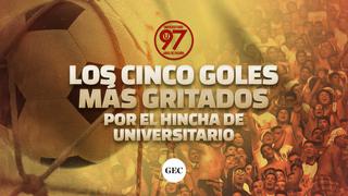 Universitario de Deportes: Repasa los mejores cinco goles del equipo crema