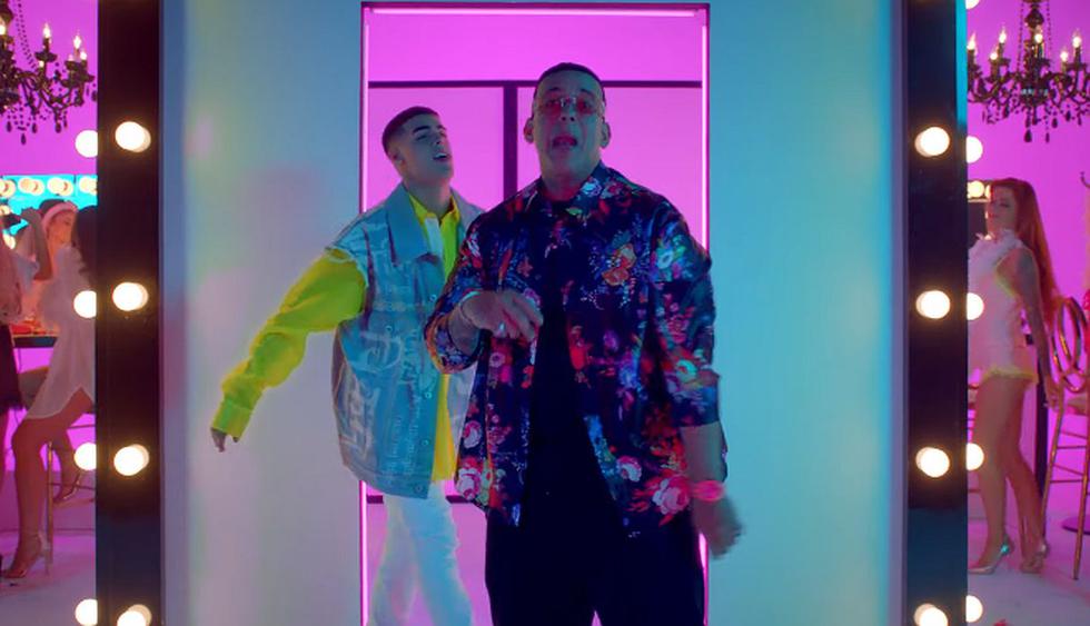 Daddy Yankee, Bad Bunny y Lunay unen sus voces para lanzar el videoclip del remix “Soltera”. (Foto: Captura de video)