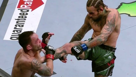 Marlon "Chito" Vera venció a Frankie Edgar con un letal front kick venció por KO en el UFC 268. Foto: UFC