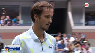 ¡Sorprendió a todos! Daniil Medvedev le quebró el servicio a Rafael Nadal en el primer set [VIDEO]