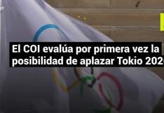 El COI evalúa por primera vez la posibilidad de aplazar los Juegos de Tokio 2020