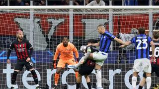 Inter derrotó 2-0 al Milan y mantiene la ventaja en las semifinales de la Champions League