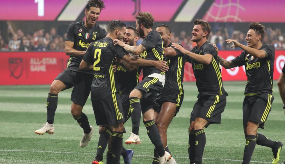 Juventus derrotó a la MLS All-Star 2018 por amistoso en el Mercedes-Benz Stadium de Atlanta. (AFP/AP/Reuters/Getty Images)