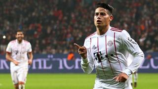 Cuánta clase, James: el espectacular gol de tiro libre al ángulo del colombiano para Bayern Munich [VIDEO]