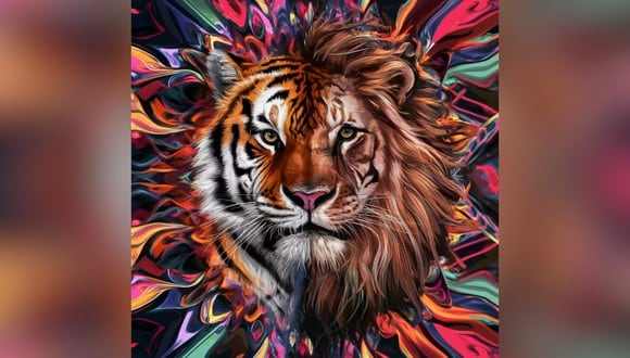 Test de personalidad: según veas un tigre o un león en esta imagen conocerás si eres una persona franca (Foto: Depor).