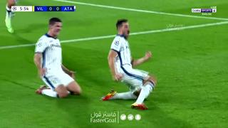 Duván lo dejó solo: asistencia de Zapata, gol de Freuler y el 1-0 en Villarreal vs. Atalanta [VIDEO]