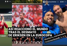 Eurocopa 2020: Así reaccionó el mundo del fútbol ante el desmayo de Eriksen