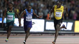 Sorpresa total: Usain Bolt quedó tercero en su última carrera en los 100 m del Mundial de Atletismo [VIDEO]