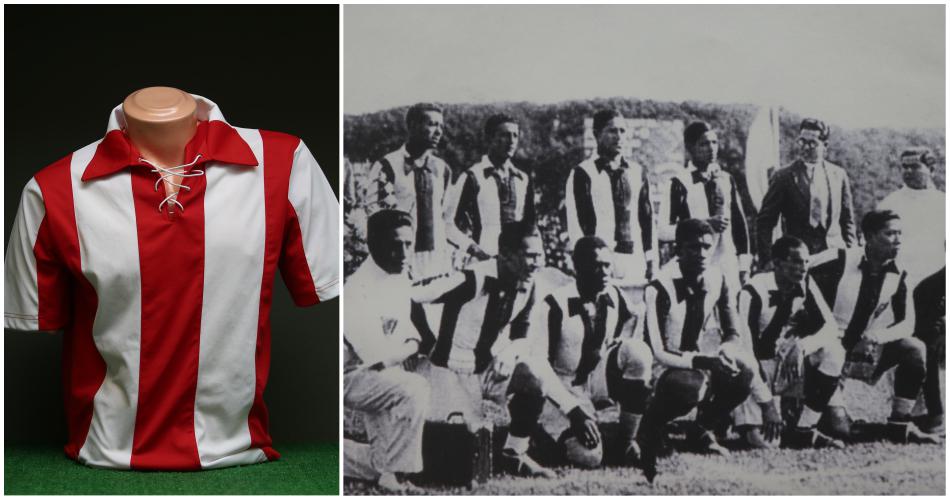 La Selección Peruana jugó tres partidos con su primera camiseta, todos en 1927. Ganó uno, perdió dos, anotó cuatro goles y recibió once. (Foto 1: Fernando Sangama / Foto 2: Archivo FPF)