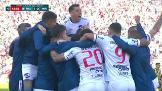 Estalla el Parque Central: el gol de Laborda para el 1-0 de Nacional ante Peñarol [VIDEO]