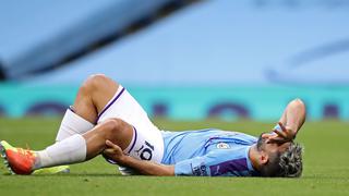 ‘Kun’ Agüero preocupa a Pep Guardiola por su lesión: “No se ve bien, sintió algo en la rodilla”