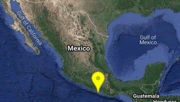 México sufrió un sismo de 5.9 grados que tuvo como epicentro al estado de Guerrero (Foto: Google)