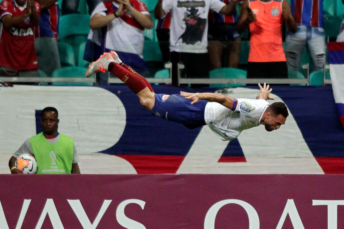 Bahia goleó 3-0 al Nacional en ida de la Fase 1 de Copa Sudamericana 2020
