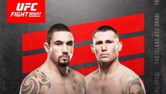 UFC Fight Island: Whittaker vs Till (EN VIVO | EN DIRECTO | ONLINE) esta noche en la pelea estelar desde Abu Dhabi. (Foto: UFC)
