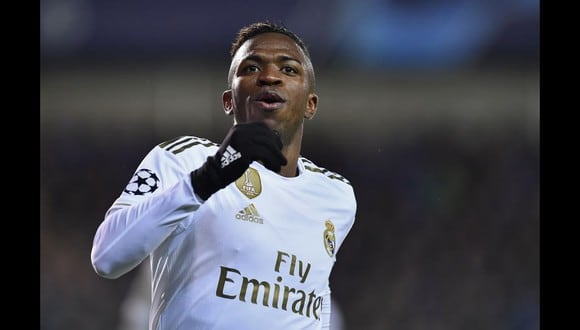 Vincius Junior sumó su tercer título con el Real Madrid (Foto: AFP)