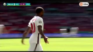 Sterling abrió la cuenta en Wembley: el gol del 1-0 de Inglaterra vs. Croacia por la Eurocopa [VIDEO]