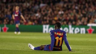 Y aún no acaba ni la mitad de temporada: comunicado del Barcelona sobre lesión de Dembélé
