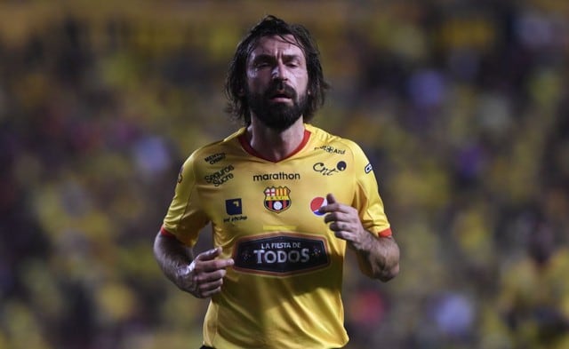 Pirlo se puso la 'Amarilla' en la presentación del 2019.
