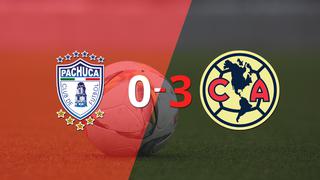 Contundente 3-0 de Club América en su visita a Pachuca