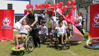 A meterle ganas: niños con discapacidad física de la Teletón participan en taller de deporte adaptado