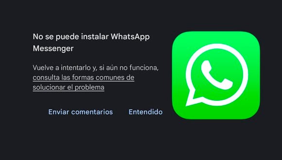 WHATSAPP | Si estás queriendo instalar WhatsApp y te sale un mensaje de error, entonces realiza estos pasos. (Foto: Depor - Rommel Yupanqui)