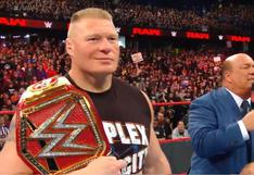 Calienta su pelea en WrestleMania: así fue la reaparición de Brock Lesnar en el Raw de Chicago [VIDEO]