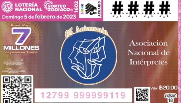Sorteo Zodiaco, domingo 5 de febrero: resultados de la Lotería Nacional de México (Foto: @lotenal).