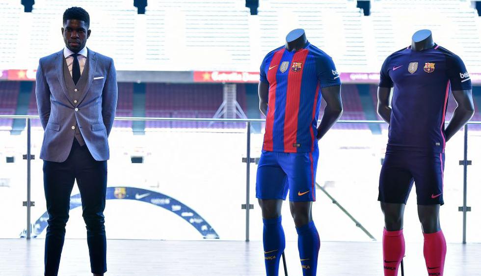 Samuel Umtiti fue presentado por el Barcelona como su flamante refuerzo. (Agencias)