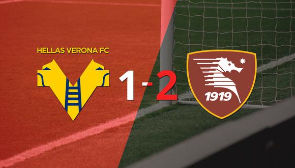 Salernitana ganó por 2-1 en su visita a Hellas Verona