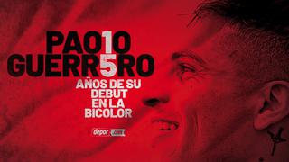 ¡Un día como hoy! Paolo Guerrero cumple 15 años jugando por la Selección Peruana [ESPECIAL]
