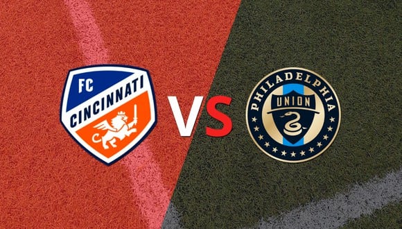 Termina el primer tiempo con una victoria para Philadelphia Union vs FC Cincinnati por 1-0