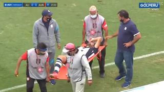 La suerte no los acompaña: Barcos se lesionó y abandonó el Alianza Lima vs. Alianza UDH [VIDEO]