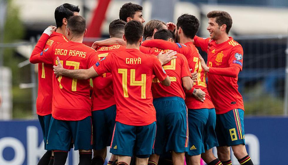 España goleó 4-1 a Islas Feroe por las Eliminatorias a la Eurocopa 2020 (Getty)