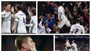 Todo fue alegría en el Bernabéu: el festejo de Real Madrid en triunfo sobre Napoli