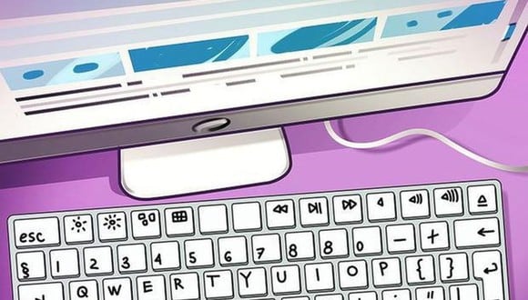Acertijo visual: encuentra el error en la imagen del teclado de computadora (Foto: Genial.Guru).