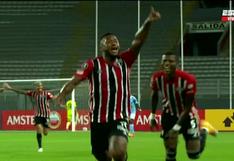 Tras error garrafal de Corozo: el gol de Luan para el 1-0 en el Sporting Cristal vs. Sao Paulo [VIDEO]