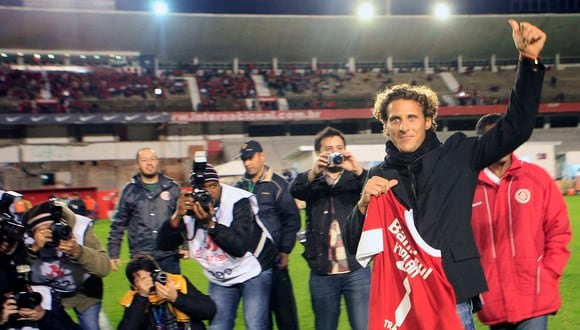 Diego Forlán quiere volver a Internacional de Porto Alegre, pero como entrenador. (Foto: AFP)