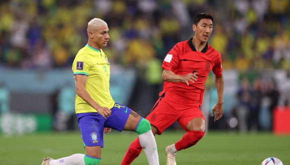 Brasil vs. Corea por el Mundial Qatar 2022. (Getty Images)