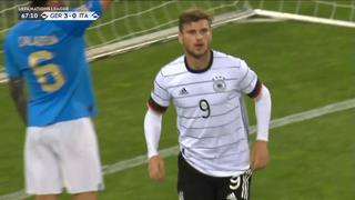 Horror de Donnarumma: goles de Werner para el 5-0 de Alemania vs Italia [VIDEO]