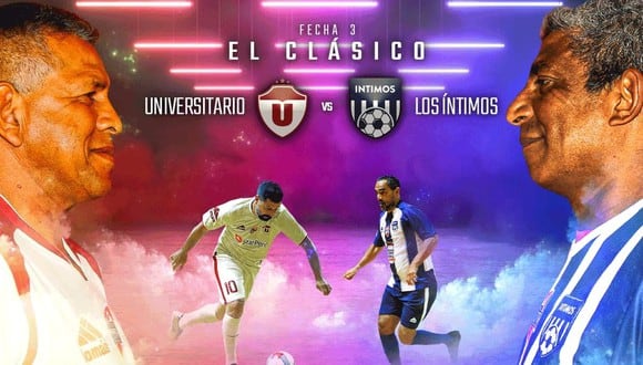 Universitario y Los Íntimos chocarán por la fecha 3 de la Copa Leyendas Fútbol 7. (Foto: Difusión)