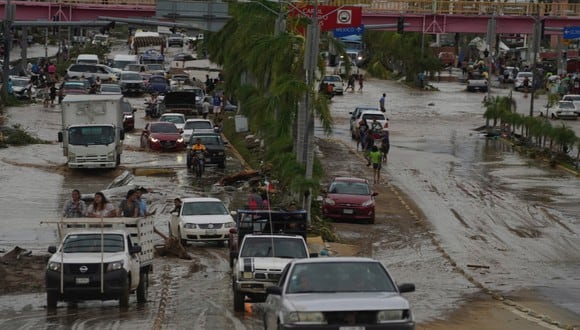 El Huracán Otis ha dejado importantes daños materiales y saldo de fallecidos en Acapulco luego de tocar tierra (Foto: Agencias)
