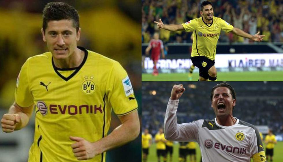 Los titulares y suplentes del Borussia Dortmund que golearon al Real Madrid. (Fotos: Difusión)