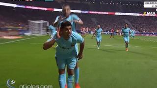Provocando al Wanda Metropolitano: Suárez le aguó la fiesta al Atlético con buen gol de cabeza