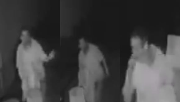 Un video viral muestra cómo un ladrón se santigua frente al altar de una iglesia a la que irrumpió de madrugada en México para robar todo lo de valor que encontrara a su paso. | Crédito: @MullerMM24 / Twitter