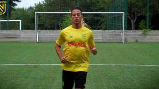 Listo para el debut: Benavente fue convocado por Nantes para enfrentar a Olympique Marsella por la Ligue 1