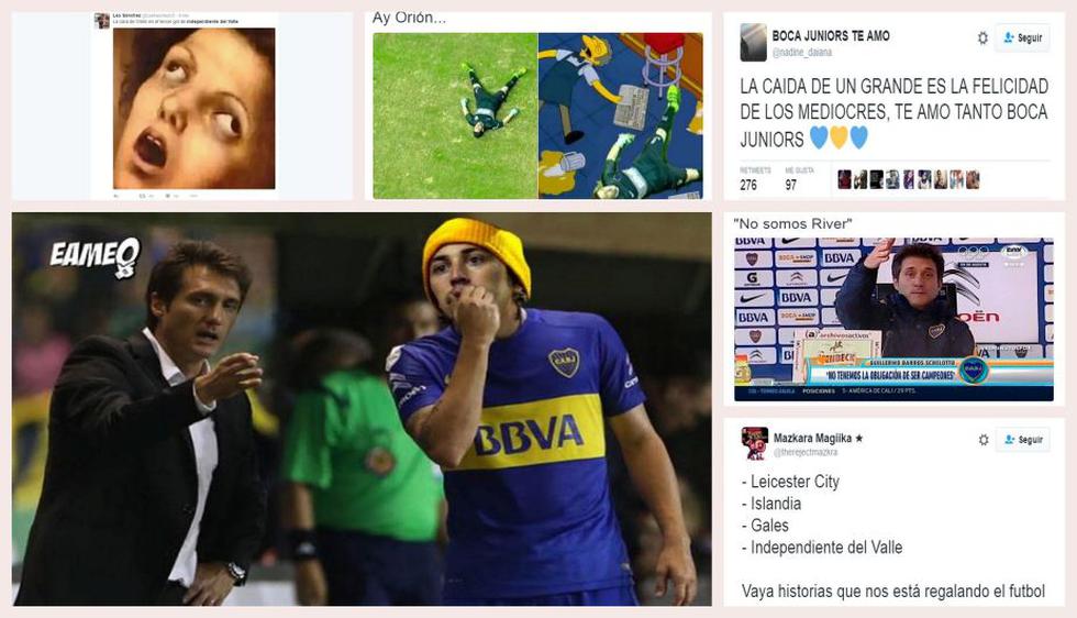 Los memes tras la caída de Boca Juniors ante Independiente del Valle.