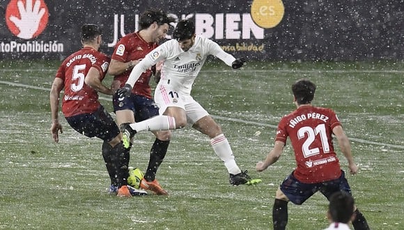Real Madrid enfrentó al Osasuna por LaLiga en Pamplona. (Foto: AFP)